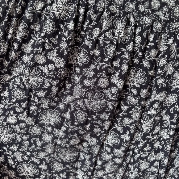 Denim & Supply Ralph Lauren Floral Elastic Tie Wrap Wide Leg Pants Size Medium - Picture 8 of 12